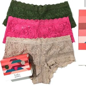 Hanky panky party pack (3) size Medium